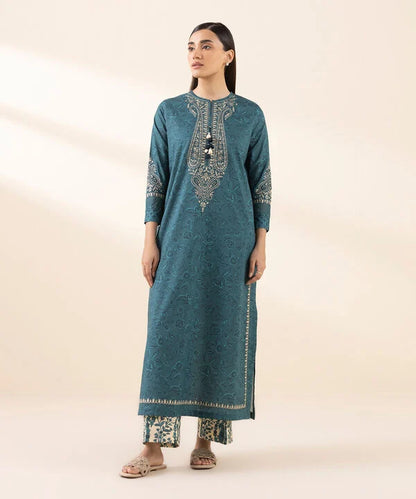 2 Piece - Embroidered Lawn Suit Unstitched