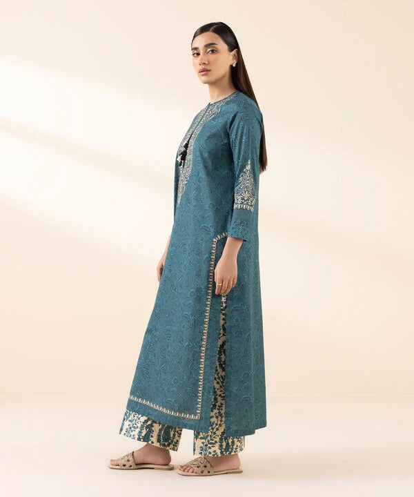2 Piece - Embroidered Lawn Suit Unstitched