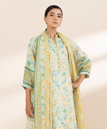 3 Piece - Printed Lawn Suit Unstitched