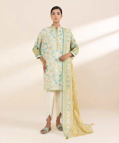 3 Piece - Printed Lawn Suit Unstitched