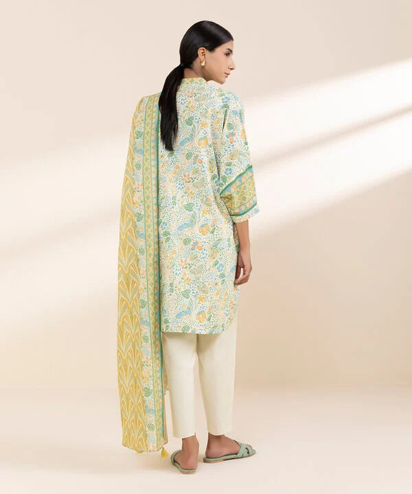 3 Piece - Printed Lawn Suit Unstitched