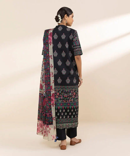 3 Piece - Printed Lawn Suit Unstitched