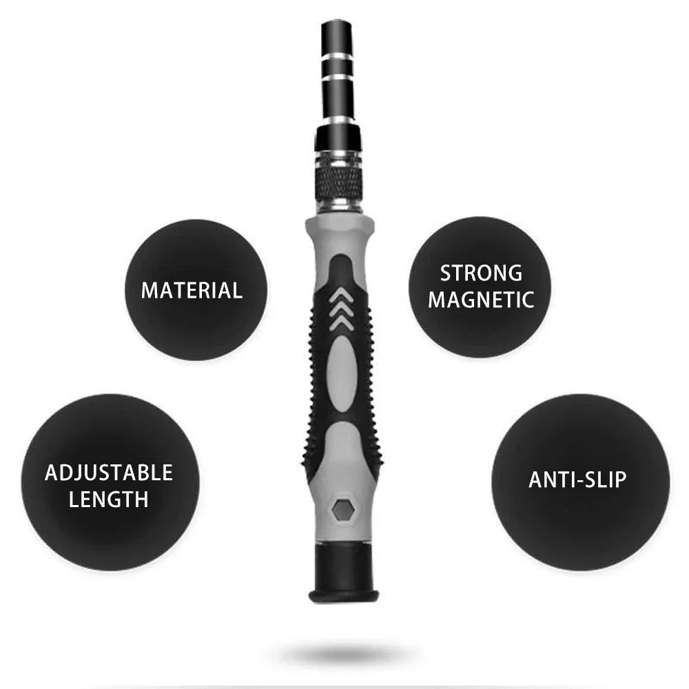 115 in 1Multifunctional Screwdriver Set Computer PC Mobile Phone Equipment Repair Screw Driver Insulation Manual Household Tools