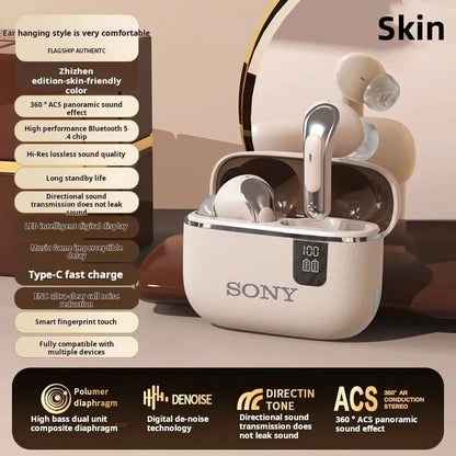 Original Sony NE109 Bluetooth Earphones TWS HIFI Mic Headset Wireless Earbuds Sports Headphones LED Display Gaming Accessories