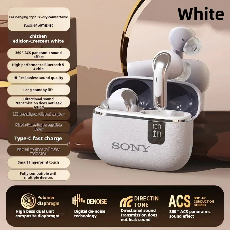 Original Sony NE109 Bluetooth Earphones TWS HIFI Mic Headset Wireless Earbuds Sports Headphones LED Display Gaming Accessories