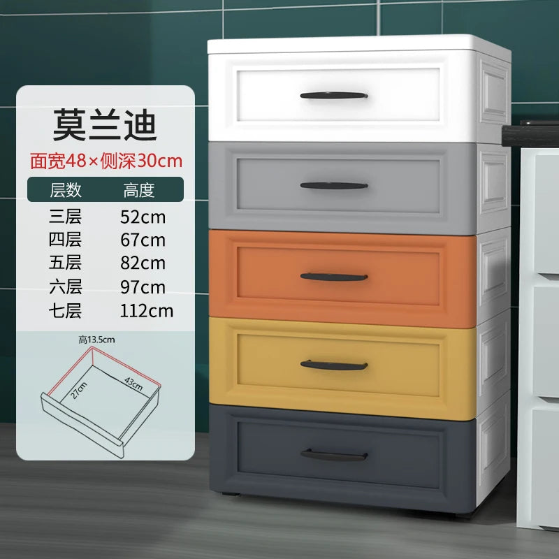 European Style Gap Storage Cabinet, Kitchen Narrow Gap Organizer Shelf, Bathroom Drawer-Type Storage Cabinet, Movable Bedside