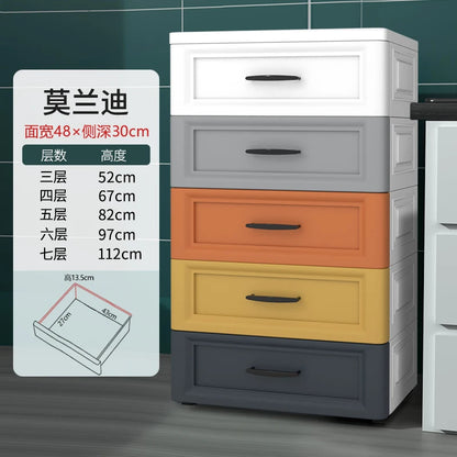 European Style Gap Storage Cabinet, Kitchen Narrow Gap Organizer Shelf, Bathroom Drawer-Type Storage Cabinet, Movable Bedside