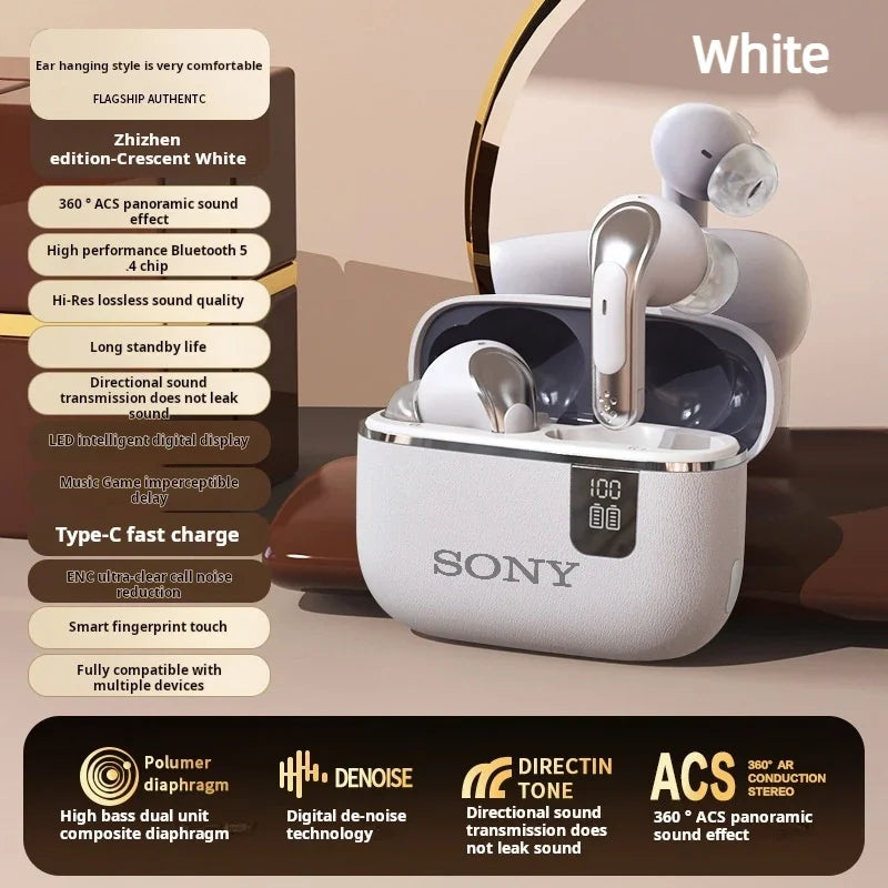 Original Sony NE109 Bluetooth Earphones TWS HIFI Mic Headset Wireless Earbuds Sports Headphones LED Display Gaming Accessories