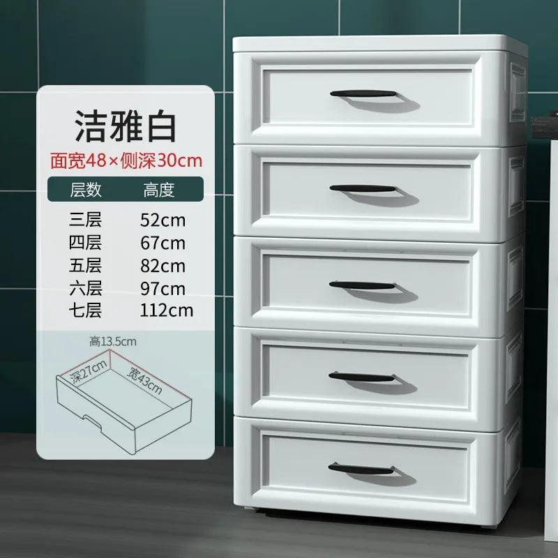 European Style Gap Storage Cabinet, Kitchen Narrow Gap Organizer Shelf, Bathroom Drawer-Type Storage Cabinet, Movable Bedside