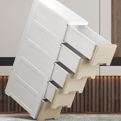 Narrow Gap Storage Cabinet Drawer Storage  Bathroom and Kitchen Plastic Multi-Layer Organizer Rack Compact Multi-Storage Cabinet