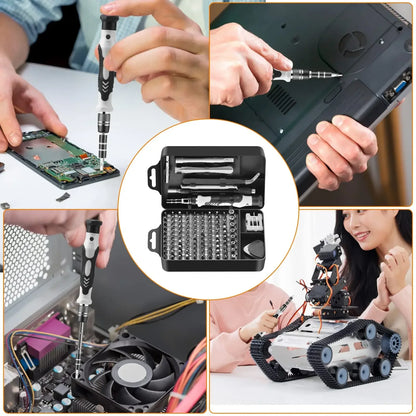 115 in 1Multifunctional Screwdriver Set Computer PC Mobile Phone Equipment Repair Screw Driver Insulation Manual Household Tools
