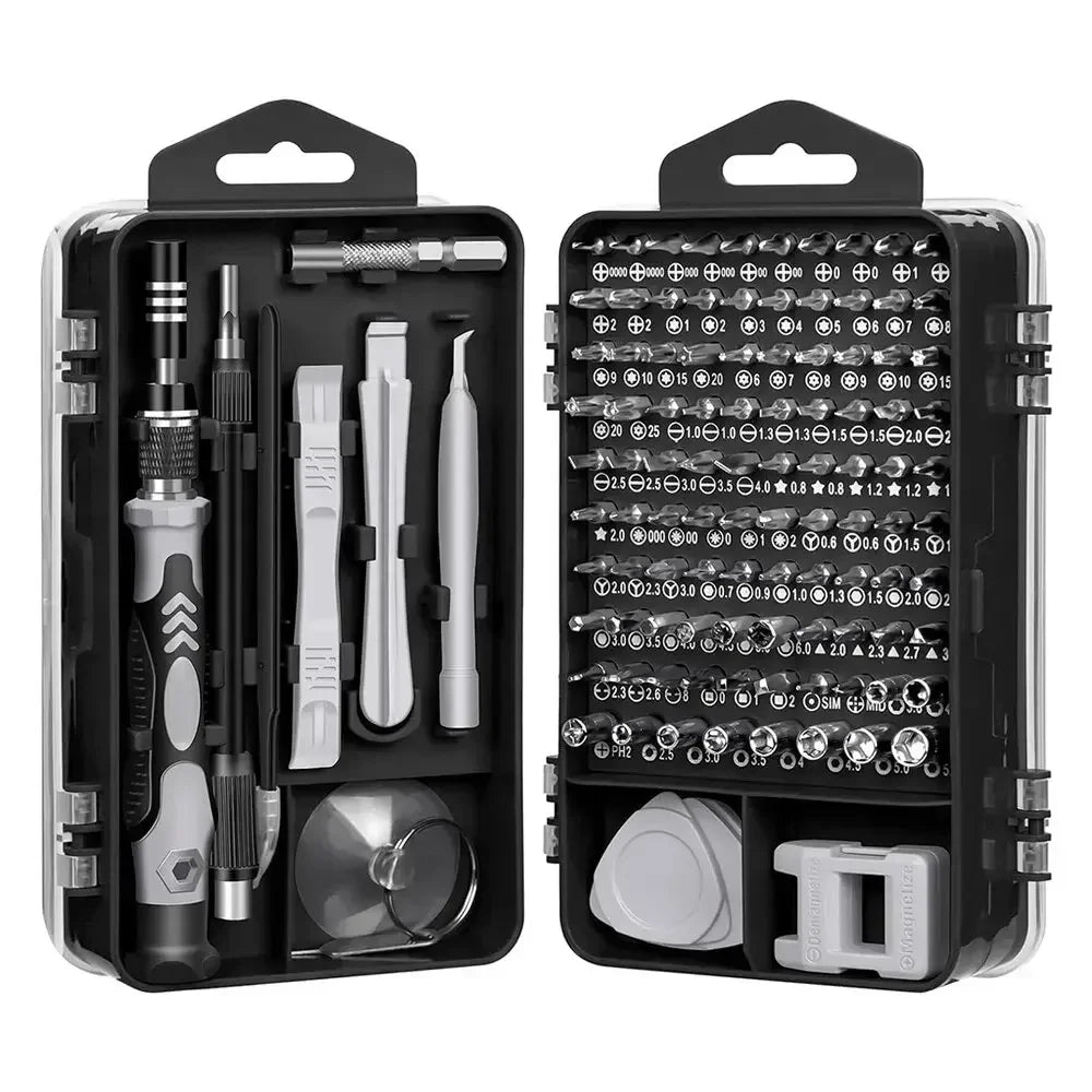 115 in 1Multifunctional Screwdriver Set Computer PC Mobile Phone Equipment Repair Screw Driver Insulation Manual Household Tools
