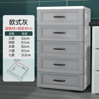 European Style Gap Storage Cabinet, Kitchen Narrow Gap Organizer Shelf, Bathroom Drawer-Type Storage Cabinet, Movable Bedside