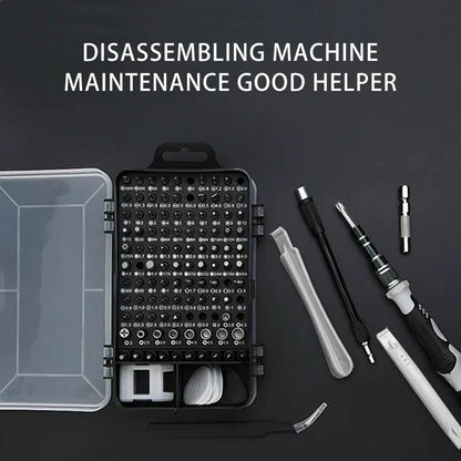 115 in 1Multifunctional Screwdriver Set Computer PC Mobile Phone Equipment Repair Screw Driver Insulation Manual Household Tools