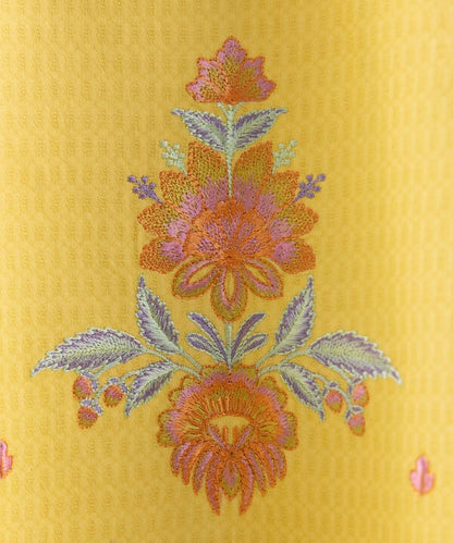 3 Piece - Embroidered Dobby Suit Unstitched
