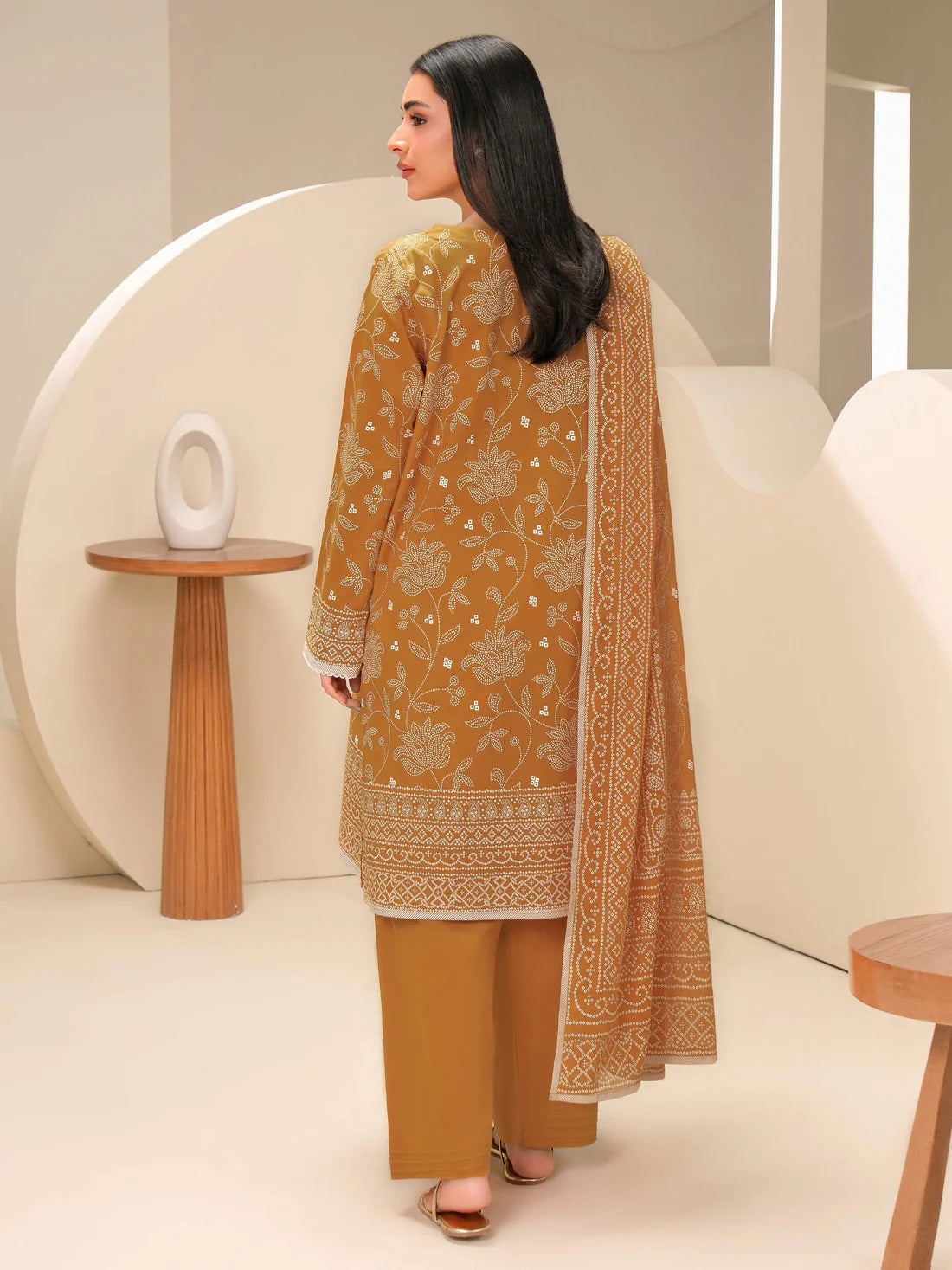 3 Piece Lawn Suit-Embroidered (Unstitched)
