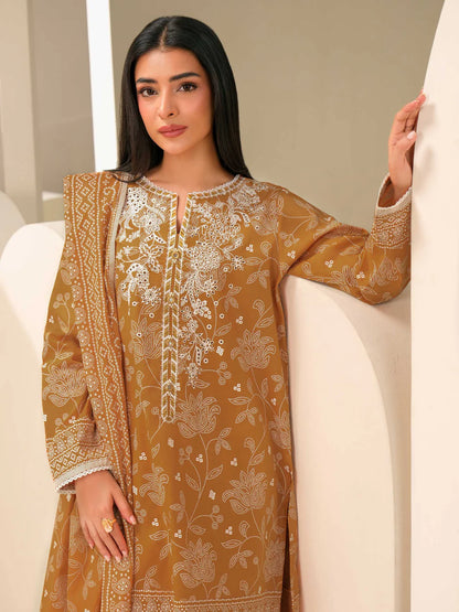 3 Piece Lawn Suit-Embroidered (Unstitched)