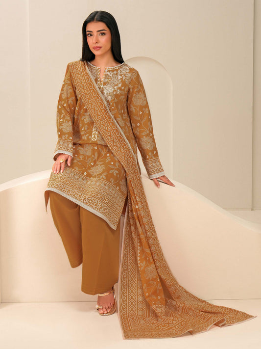 3 Piece Lawn Suit-Embroidered (Unstitched)